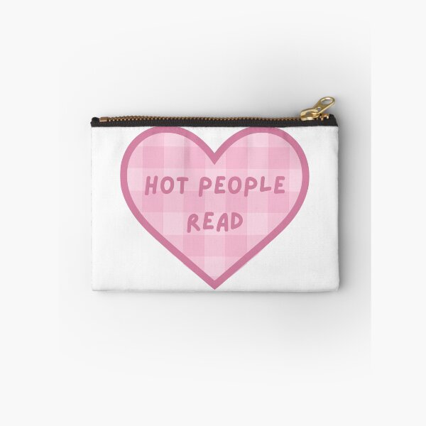 Item preview, Hot People Read Books Pink Heart Kindle Sticker designed and sold by MagicChelsea.