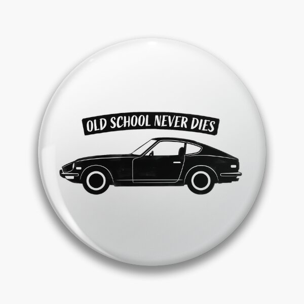 Item preview, Old School Never Dies - Classic Datsun 240Z Vintage Sports Car Silhouette designed and sold by tomsze12.