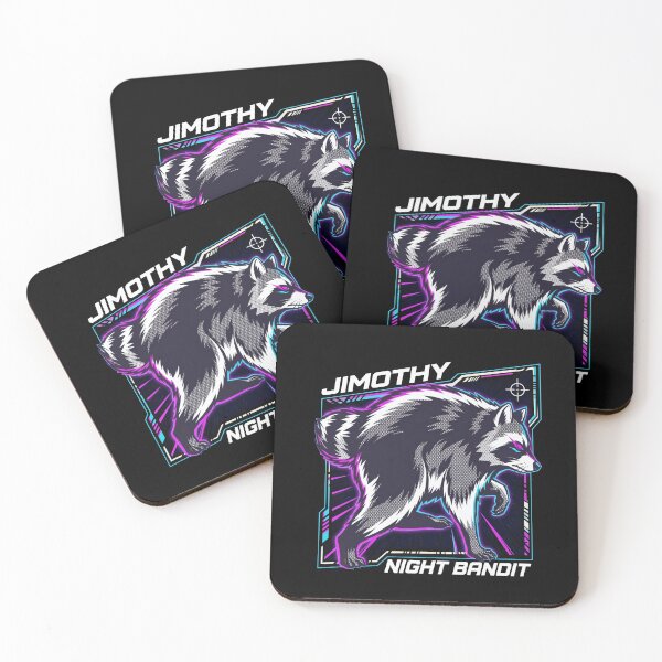 Item preview, Jimothy Night Bandit Streetwear Raccoon Design designed and sold by Osmose-Studio.