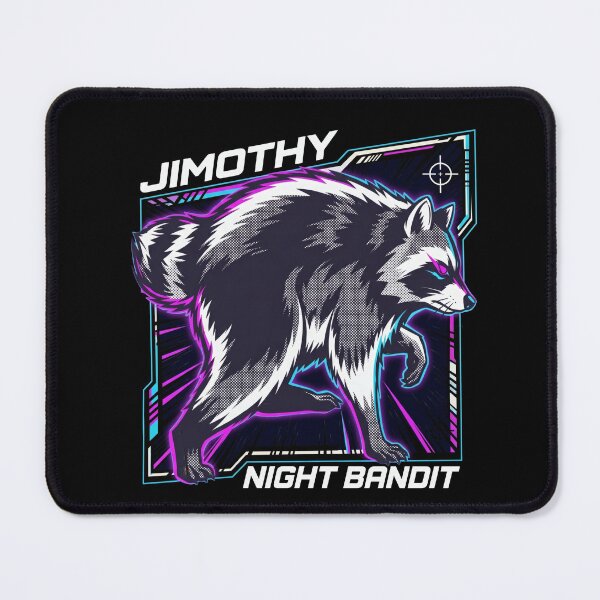 Item preview, Jimothy Night Bandit Streetwear Raccoon Design designed and sold by Osmose-Studio.