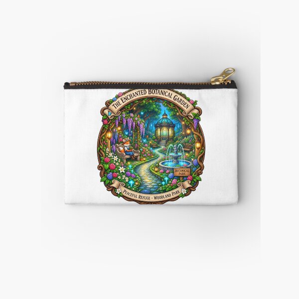 Item preview, The Enchanted Botanical Garden | Magical Woodland Garden | Fox Gardener Fantasy designed and sold by MrDev.