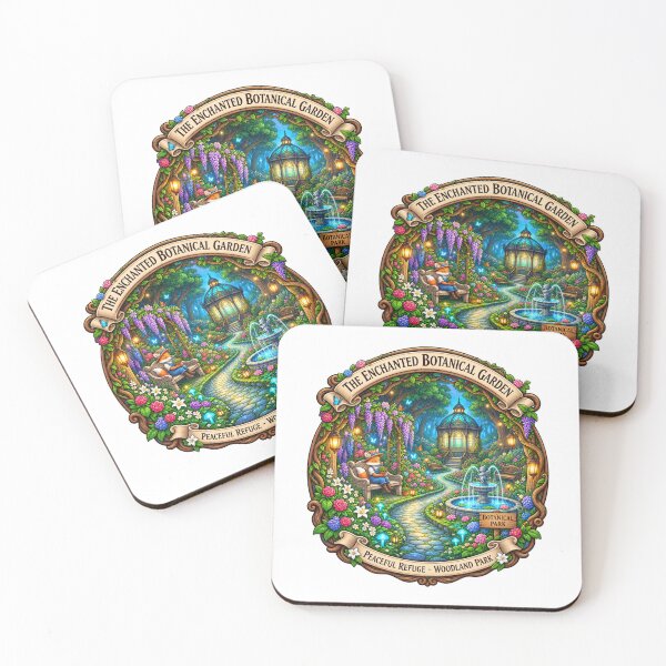 Item preview, The Enchanted Botanical Garden | Magical Woodland Garden | Fox Gardener Fantasy designed and sold by MrDev.