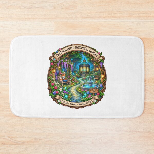 Item preview, The Enchanted Botanical Garden | Magical Woodland Garden | Fox Gardener Fantasy designed and sold by MrDev.