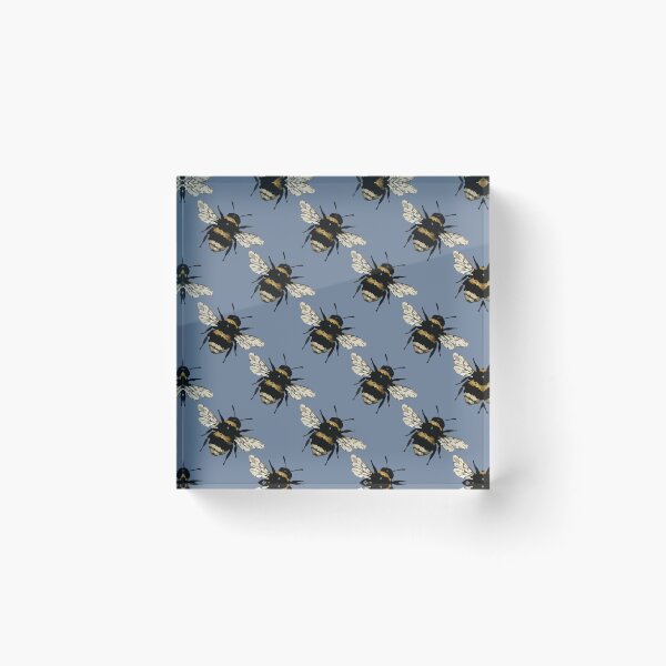 Item preview, Bumblebee Pattern – Cute Vintage Bee Print 5 designed and sold by SimplePoDesign.