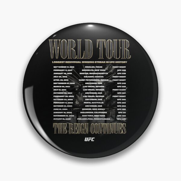 Item preview, Islam Makhachev World Tour designed and sold by JeyVel.
