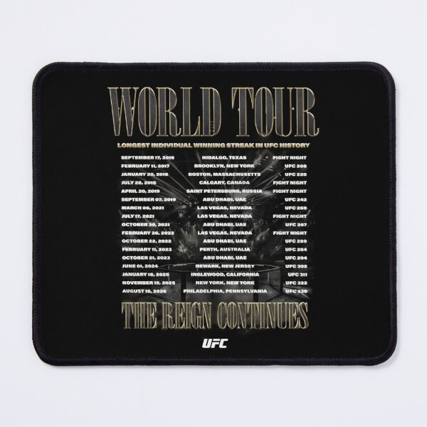 Item preview, Islam Makhachev World Tour designed and sold by JeyVel.