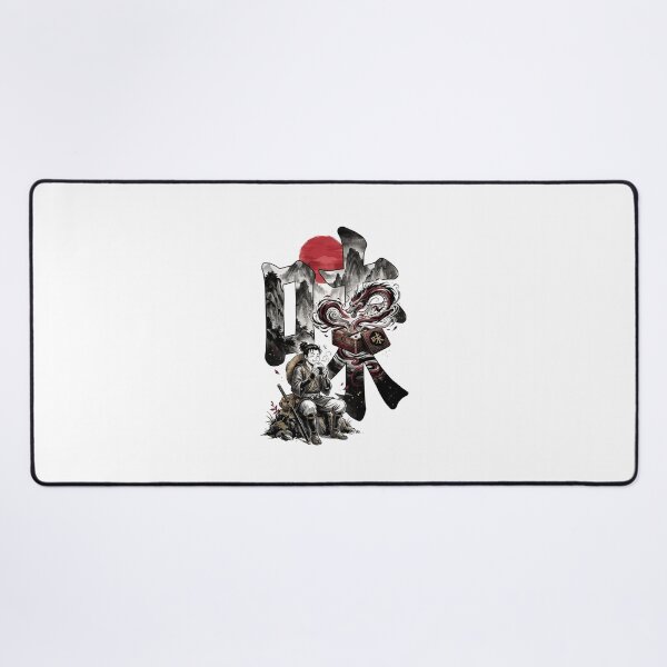 Item preview, Japanese Samurai Eating Onigiri Dragon Bento Kanji Sumi-e Anime Aesthetic designed and sold by mood-draftsman.