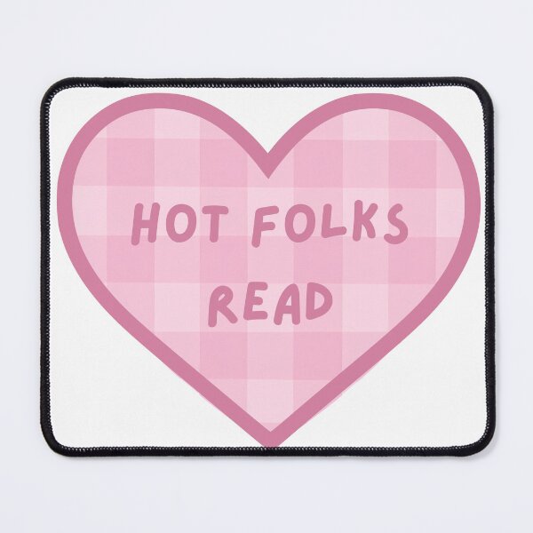 Item preview, Hot Folks Read Books Pink Heart Kindle Sticker designed and sold by MagicChelsea.