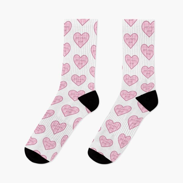 Item preview, Hot Folks Read Books Pink Heart Kindle Sticker designed and sold by MagicChelsea.