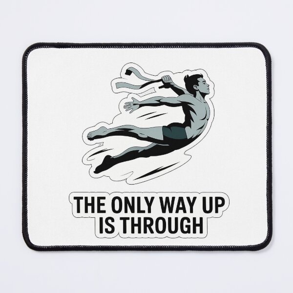 Item preview, Dynamic Athlete with Motivational Quote designed and sold by NiftyWrx.