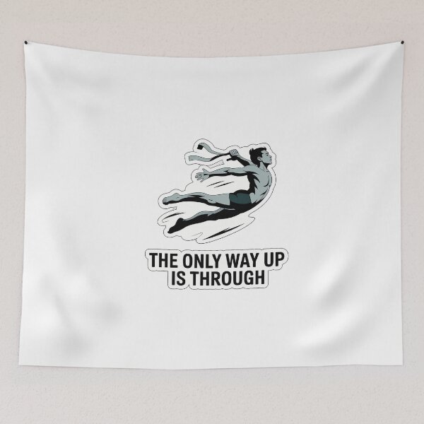 Item preview, Dynamic Athlete with Motivational Quote designed and sold by NiftyWrx.