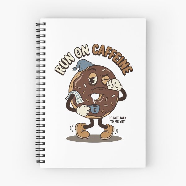 Item preview, Sleepy Chocolate Donut Needing More Caffeine designed and sold by HoopeStylee.