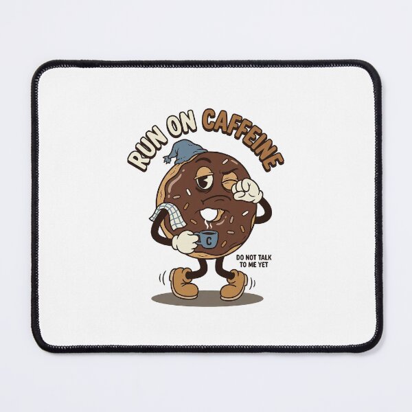 Item preview, Sleepy Chocolate Donut Needing More Caffeine designed and sold by HoopeStylee.
