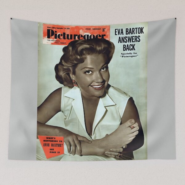Item preview, Vintage Picturegoer Magazine Pinup Poster with Eva Bartok designed and sold by Cool Robot Bro..