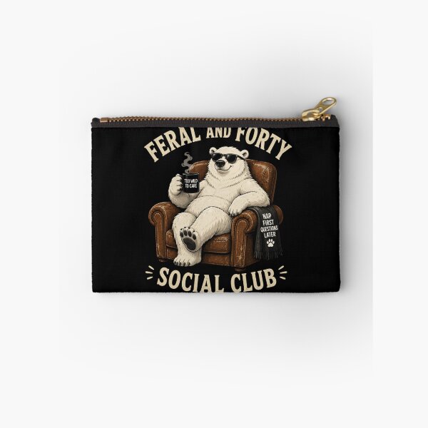 Item preview, Feral and Forty Social Club  designed and sold by TheEndDesign.