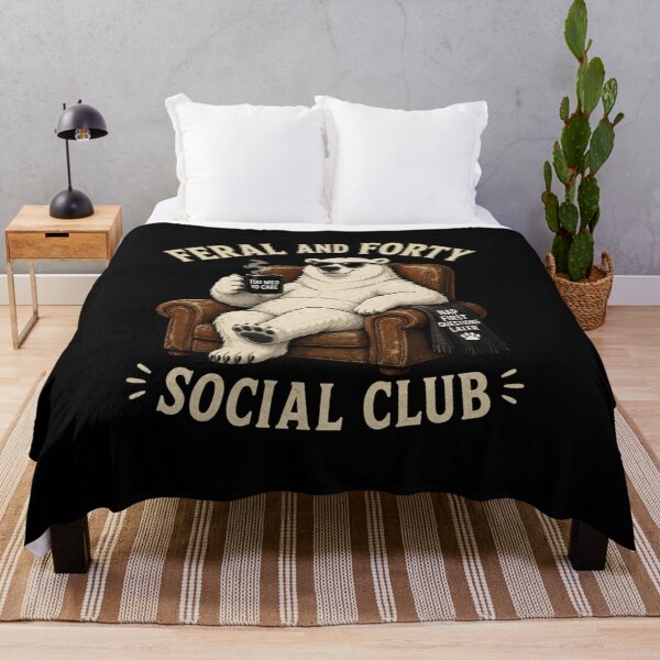 Item preview, Feral and Forty Social Club designed and sold by TheEndDesign.