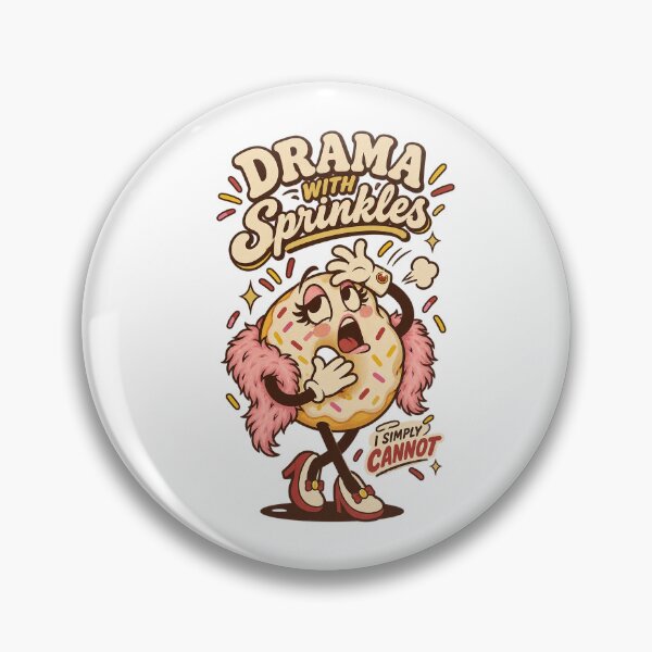 Item preview, Dramatic Donut Fainting With A Feather Boa designed and sold by HoopeStylee.