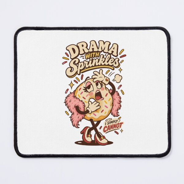 Item preview, Dramatic Donut Fainting With A Feather Boa designed and sold by HoopeStylee.
