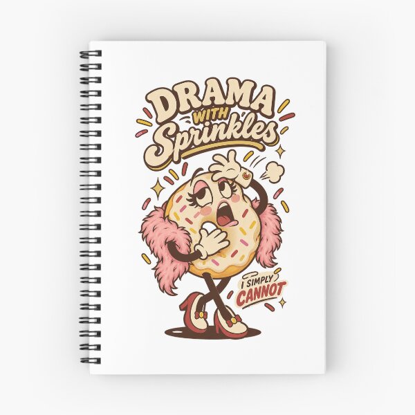 Item preview, Dramatic Donut Fainting With A Feather Boa designed and sold by HoopeStylee.