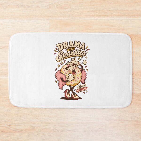 Item preview, Dramatic Donut Fainting With A Feather Boa designed and sold by HoopeStylee.