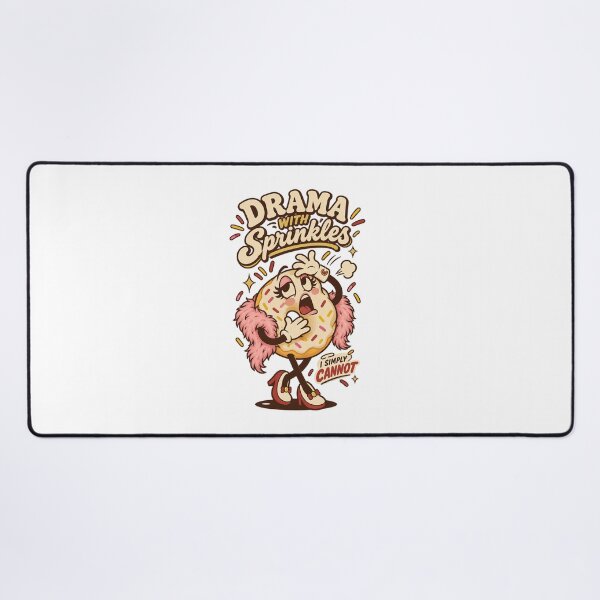 Item preview, Dramatic Donut Fainting With A Feather Boa designed and sold by HoopeStylee.