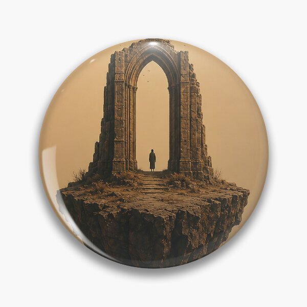 Item preview, The Gate Above the Earth – Liminal Portal Wall Art designed and sold by SacredLensV.