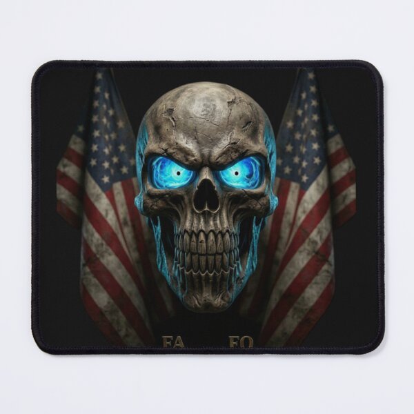 Item preview, American Flag Skull designed and sold by InkShiftLabs.