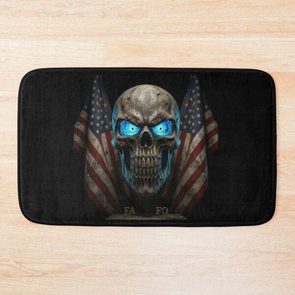 Item preview, American Flag Skull designed and sold by InkShiftLabs.