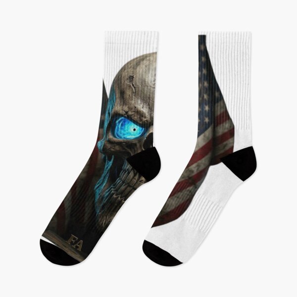 Item preview, American Flag Skull designed and sold by InkShiftLabs.