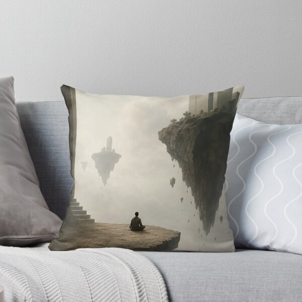 Item preview, The World Beyond Stillness – Surreal Landscape Spiritual Art designed and sold by SacredLensV.
