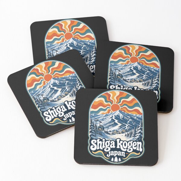 Item preview, Shiga Kogen Japan Trippy Art Travel designed and sold by TomFrontierArt.