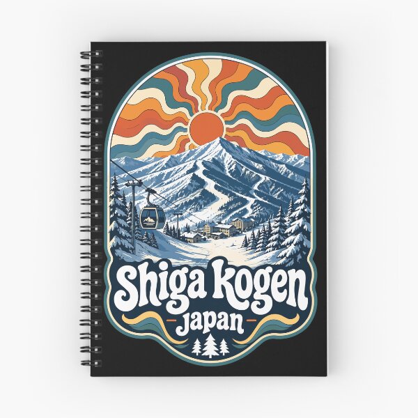 Item preview, Shiga Kogen Japan Trippy Art Travel designed and sold by TomFrontierArt.