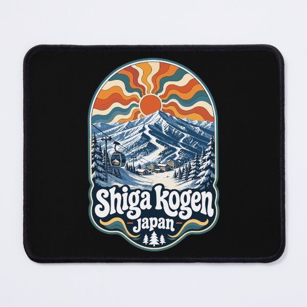 Item preview, Shiga Kogen Japan Trippy Art Travel designed and sold by TomFrontierArt.