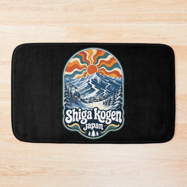 Item preview, Shiga Kogen Japan Trippy Art Travel designed and sold by TomFrontierArt.