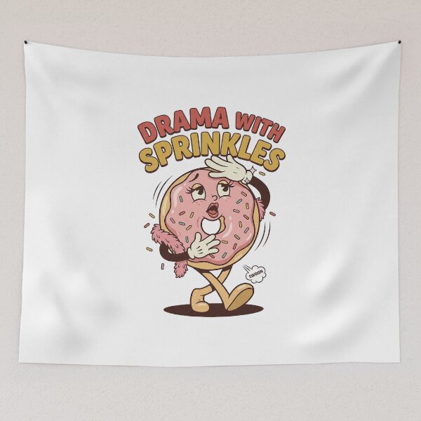 Item preview, Theatrical Sprinkle Donut Mid Swoon Pose designed and sold by HoopeStylee.