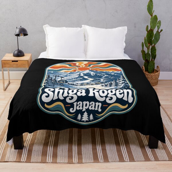 Item preview, Shiga Kogen Japan Trippy Art Travel designed and sold by TomFrontierArt.