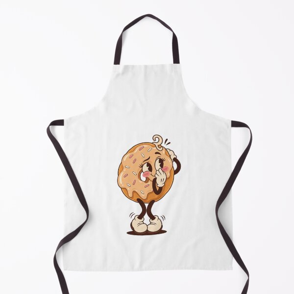 Item preview, Shy Blushing Donut Peeking From Behind designed and sold by HoopeStylee.