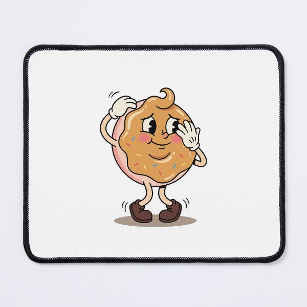 Item preview, Bashful Glazed Donut Hiding Its Face designed and sold by HoopeStylee.