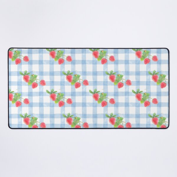 Item preview, Strawberry Gingham Pattern designed and sold by EeshaArshad.