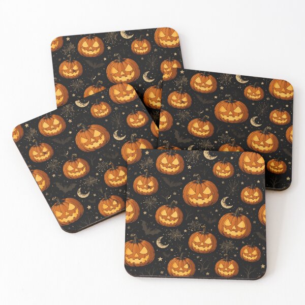 Item preview, Spooky Jack O Lantern Halloween Pattern V2 designed and sold by Sunday.Supply.