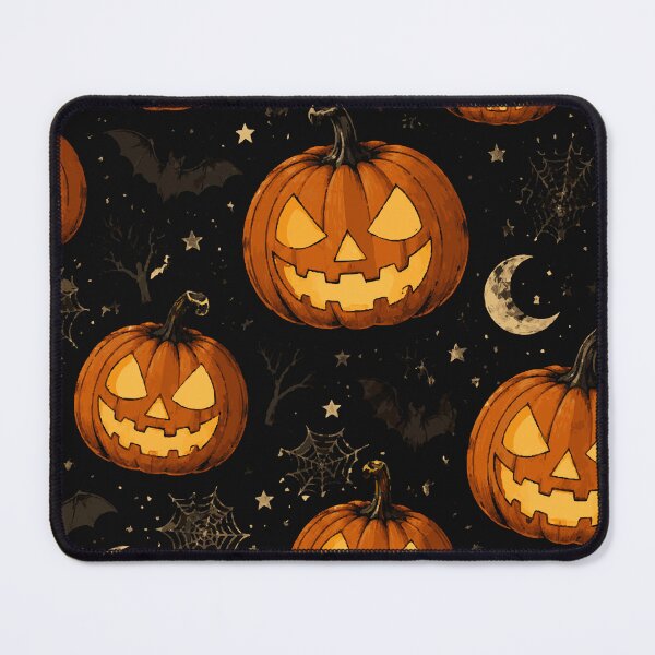 Item preview, Spooky Jack O Lantern Halloween Pattern V2 designed and sold by Sunday.Supply.