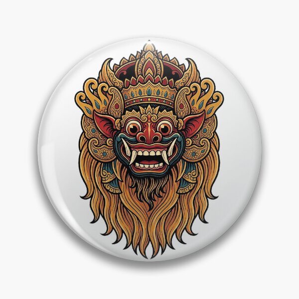 Item preview, Barong Mask Traditional Balinese Guardian Spirit Art designed and sold by cannsuh.