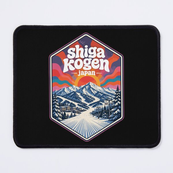 Item preview, Shiga Kogen Japan Trippy Travel designed and sold by TomFrontierArt.