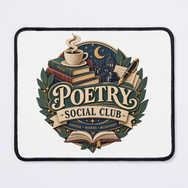 Item preview, Poetry Social Club Dark Academia Papercraft Art designed and sold by Markloom.co.
