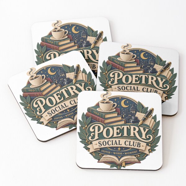 Item preview, Poetry Social Club Dark Academia Papercraft Art designed and sold by Promoffy.