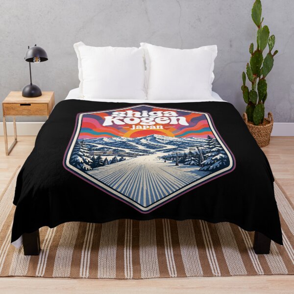 Item preview, Shiga Kogen Japan Trippy Travel designed and sold by TomFrontierArt.