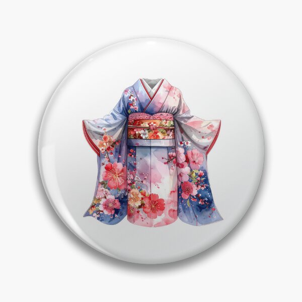 Item preview, Elegant Japanese Kimono Watercolor designed and sold by BetweenForms.