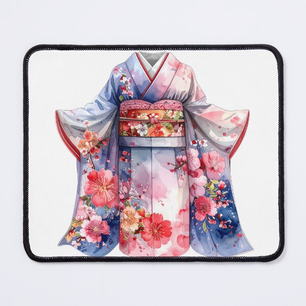 Item preview, Elegant Japanese Kimono Watercolor designed and sold by BetweenForms.