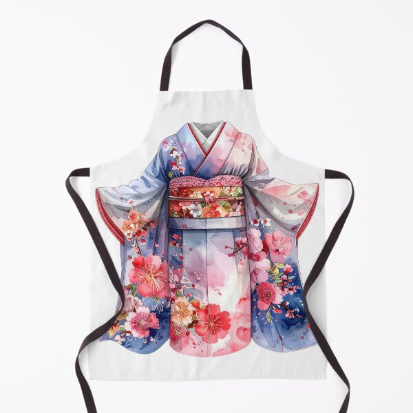 Item preview, Elegant Japanese Kimono Watercolor designed and sold by BetweenForms.