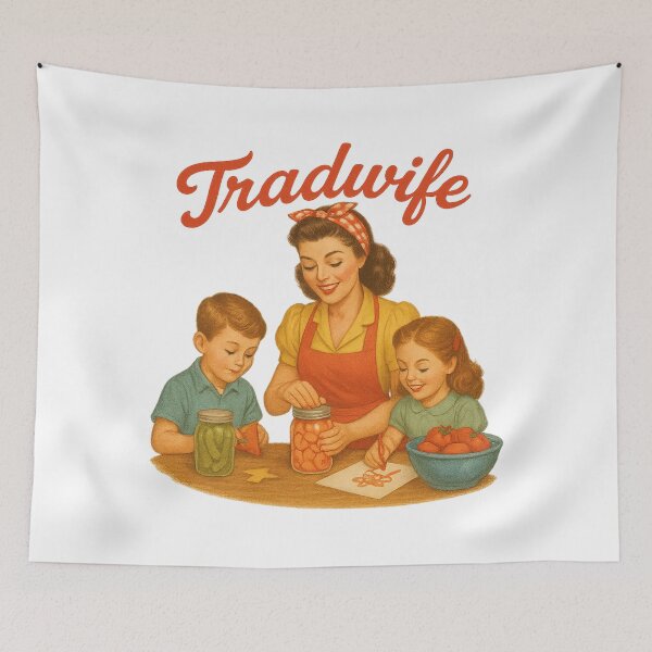 Item preview, Tradwife – Vintage Pin-Up Family Preserving Scene designed and sold by ViViCollective.
